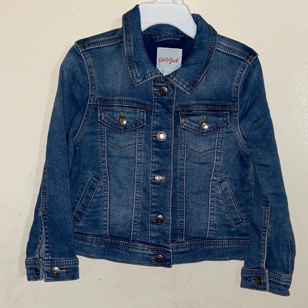 Cat & Jack Kids Jean Jacket - Blue